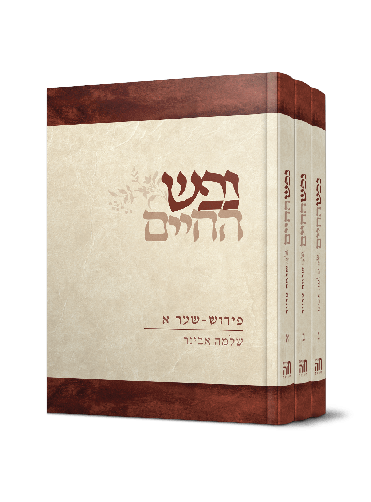 נפש החיים עם פירוש הרב שלמה אבינר - סט 3 כרכים