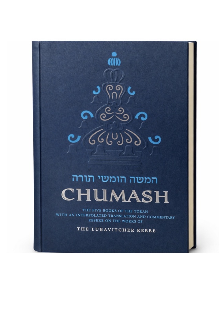 Chumash | Commentary based on the Works of the Lubavitcher Rebbe | Personal Size | Hardcover