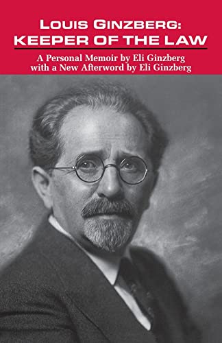 [9780827606258] Louis Ginzberg: Keeper of the Law