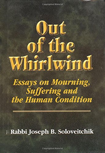 Out of the Whirlwind: Essays on Mourning, Suffering and the Human Condition (Meotzar Horav) (MeOtzar HoRav, 3)