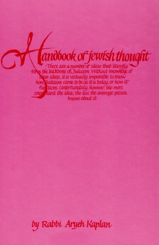 The Handbook of Jewish Thought, Volume 2