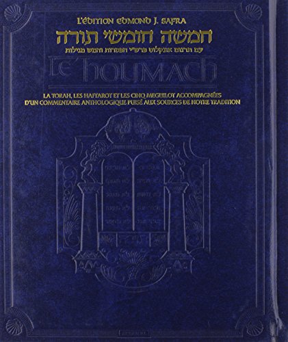 Artscroll French Humash - L’Édition Edmond J. Safra du Houmach en français – La Torah, les Haftarot et les Cinq Méguilot, accompagnées d’un commentaire issu des écrits rabbiniques