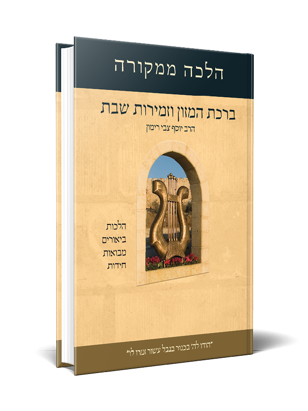  ברכת המזון וזמירות שבת | הלכה ממקורה
