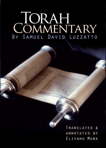 Shadal - Torah Commentary by Samuel David Luzzatto  | 4 Volume Set