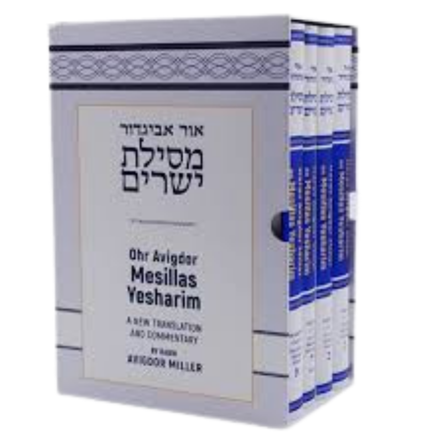 Box Set | Mesilat Yeshrim - Rabbi Avigdor Miller | 4 Volume Set 