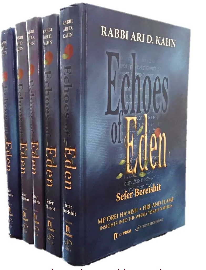 Echoes of Eden | 5 Volume Set | Insights Into the Weekly Torah Portion