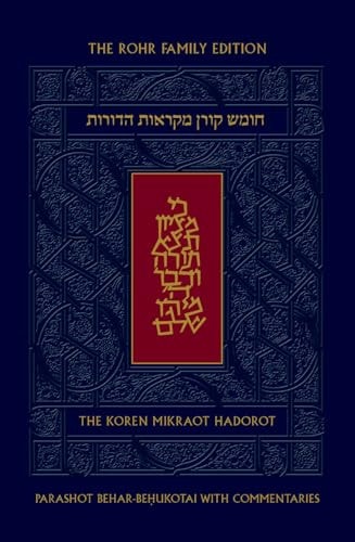 Koren Mikraot Hadorot | Parshat Behar-Behukotai | Volume 29 | Multilingual Edition 