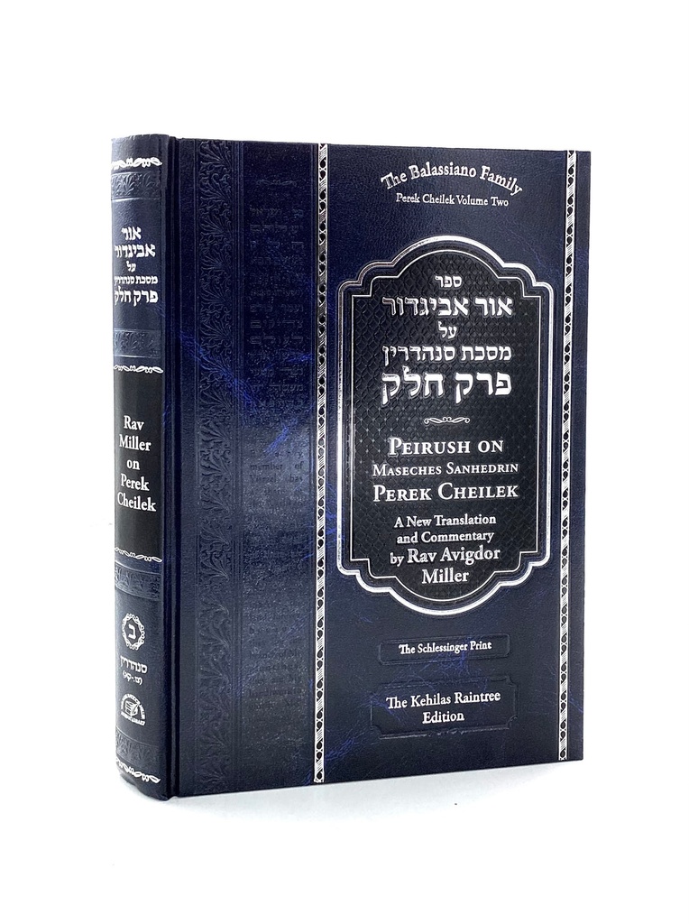 Ohr Avigdor on Perek Cheilek | Volume 2 |  Rav Miller's Commentary on This Talmud Portion