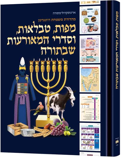 מפות, טבלאות, וסדרי המאורעות שבתורה (מהדורת עברית, כריכה קשה) 