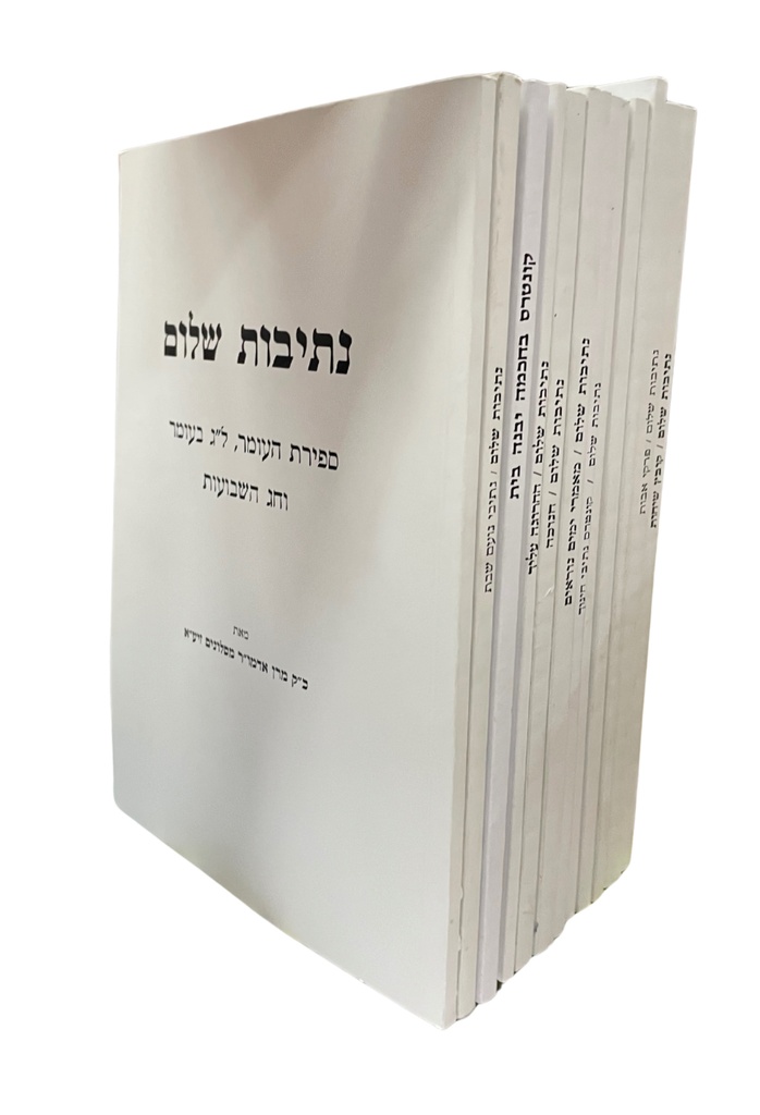 חוברות נתיבות שלום של האדמו"ר מסלונים | סט 13 חוברות