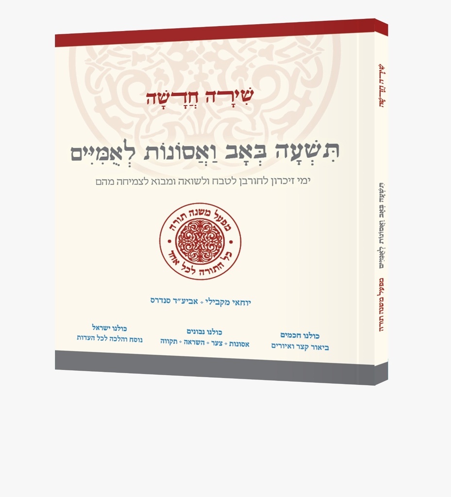 תשעה באב  ואסונות לאומיים | סדרת שירה חדשה