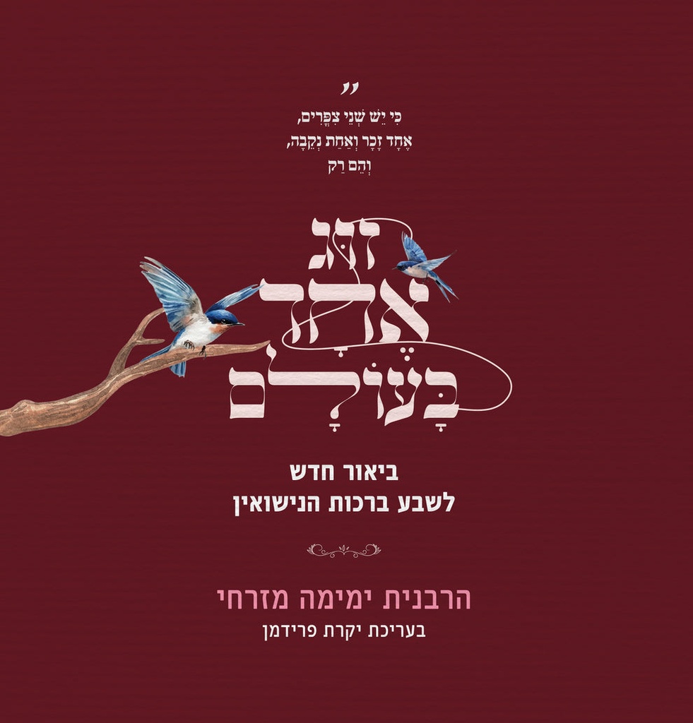 זוג אחד בעולם - ביאור חדש לשבע ברכות הנישואין