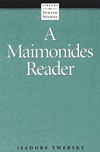 [9780874412062] A Maimonides Reader (Library of Jewish Studies) (New)