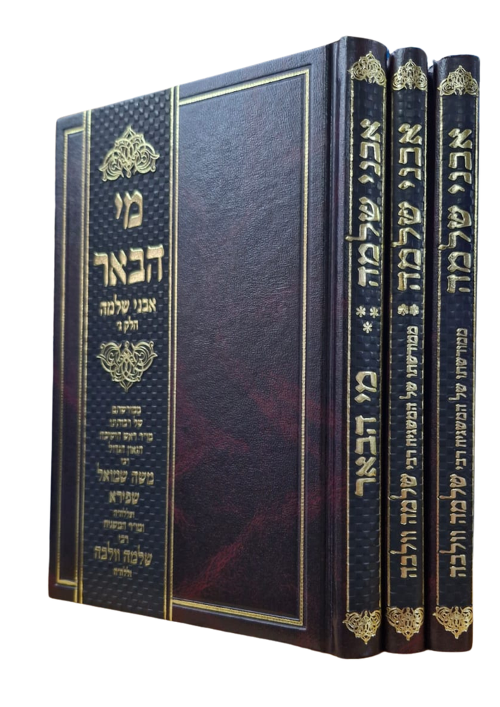 אבני שלמה - סט 3 כרכים | מורשתו של המשיח רבי שלמה וולבה