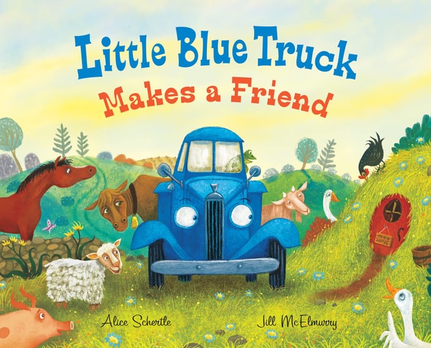 [9780358722823] Little Blue Truck Makes a Friend A Friendship Book for Kids