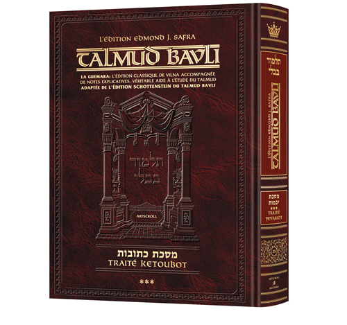 Kétoubot (Kessouvot) Partie 3 (78a-112b) | Édition française du Talmud | Grand Format 
