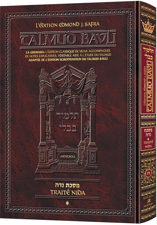 Niddah Partie 1(2a-39b) |  Édition française du Talmud | Grand Format 
