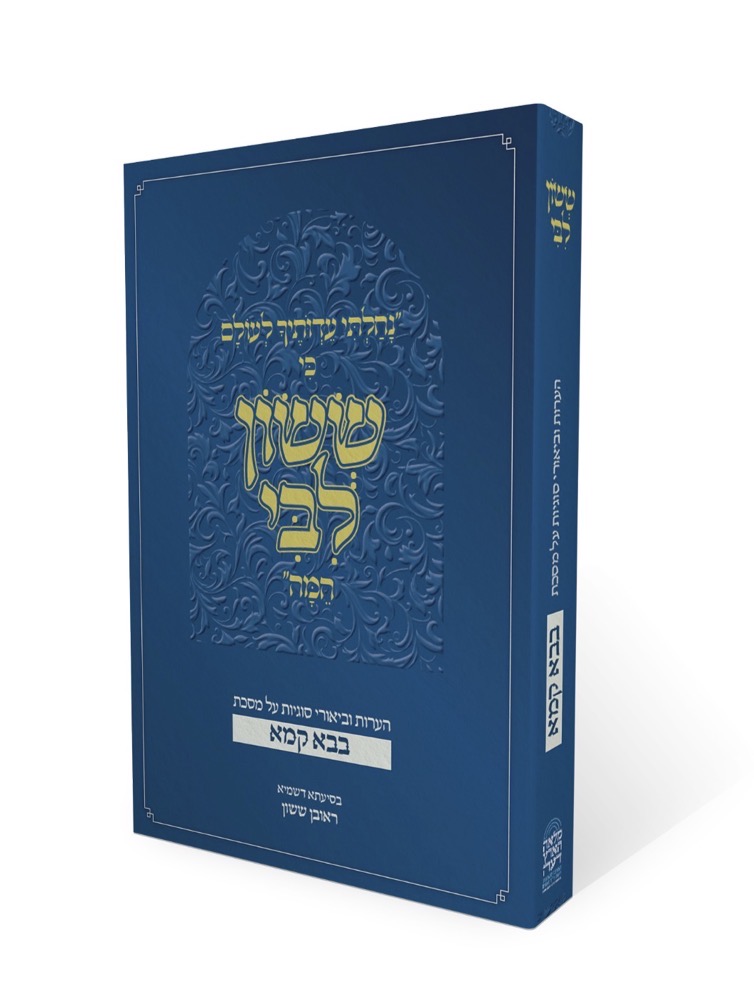 
ששון ליבי - בסוגיות בבא קמא | סדרת באור פניך