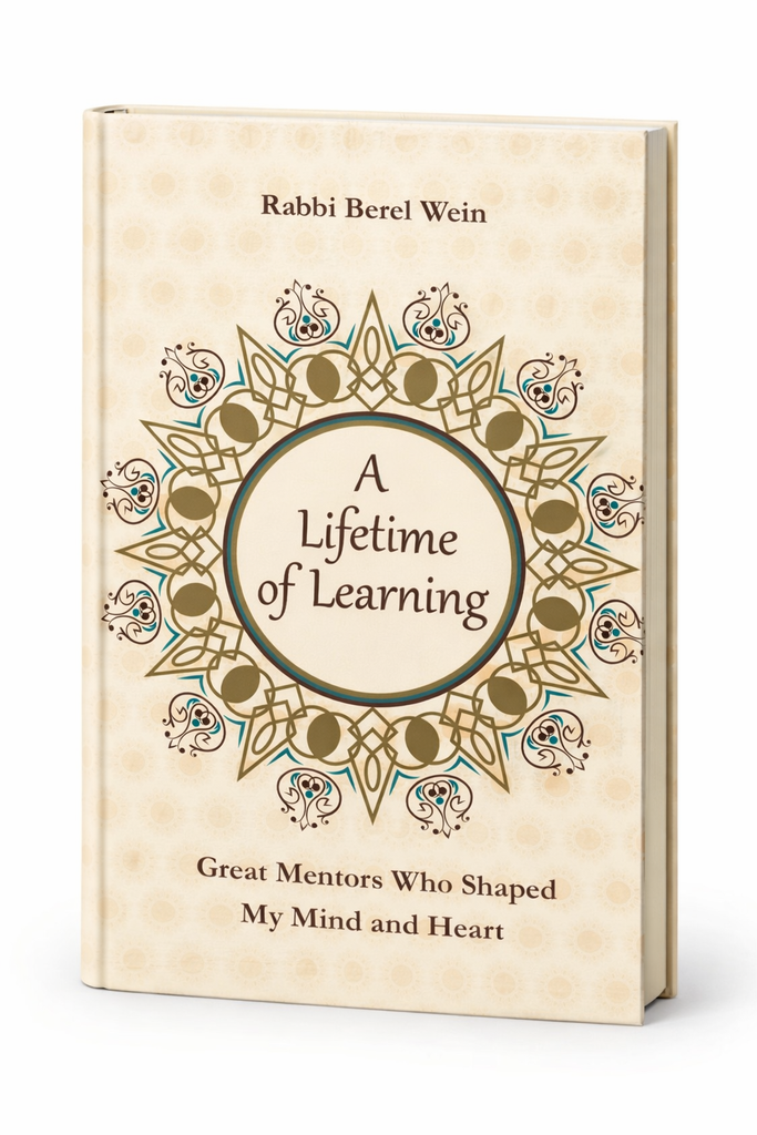 A Lifetime of Learning - recounts the forgotten world of those who influenced Rabbi Wein 