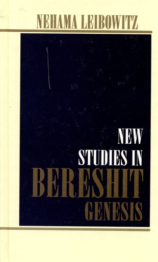 [526380485] Bereshit / Nehama Leibowitz - New Studies in