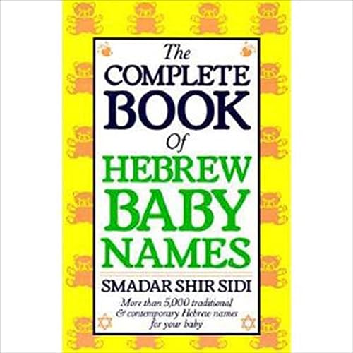 [9780062548504] The Complete Book of Hebrew Baby Names