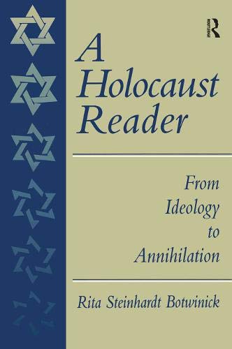 [9780138422387] A Holocaust Reader: From Ideology to Annihilation