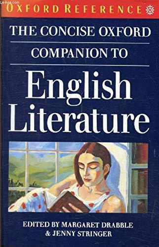 [9780192826671] The Concise Oxford Companion to English Literature (Oxford Paperback Reference)