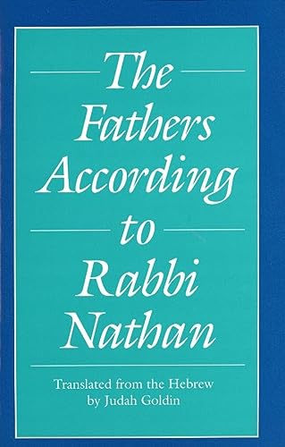 [9780300046977] The Fathers According to Rabbi Nathan  | Yale Judaica Series