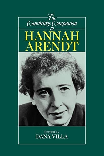 [9780521645713] The Cambridge Companion to Hannah Arendt (Cambridge Companions to Philosophy)