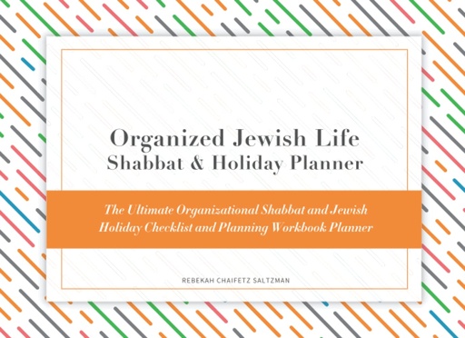 [9798985452921] Shabbat & Holiday Planner / Organized Jewish LIfe