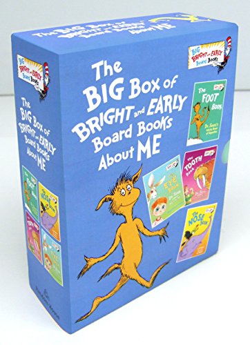 [9780553536294] The Big Box of Bright and Early Board Books About Me: The Foot Book by Dr. Seuss; The Eye Book by Dr. Seuss; The Tooth Book by Dr. Seuss; The Nose Book by Al Perkins (Big Bright & Early Board Book)