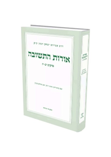 אורות התשובה | חלק ב | פרקים יב-יז | לראי״ה קוק | עם ביאור הרב ׳סולטנוביץ 