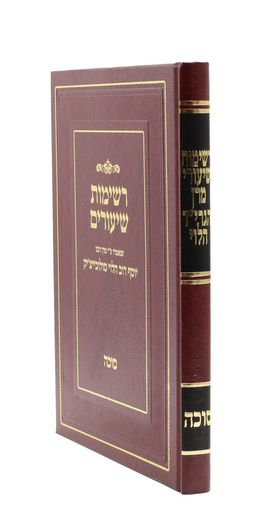 [5991] סוכה | רשימות שיעורים | הרב סולוביצ'יק