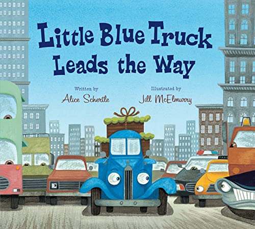 [9780358731092] Little Blue Truck Leads the Way Padded Board Book