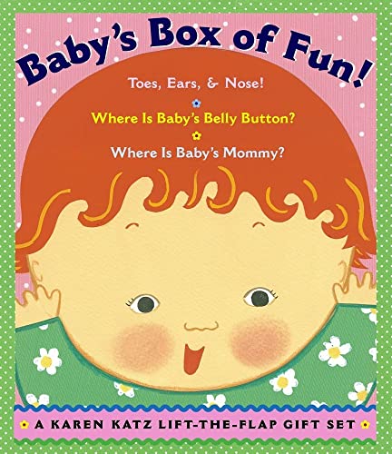 [9780689038624] Baby's Box of Fun (Boxed Set): A Karen Katz Lift-the-Flap Gift Set: Where Is Baby's Bellybutton?; Where Is Baby's Mommy?: Toes, Ears, & Nose!
