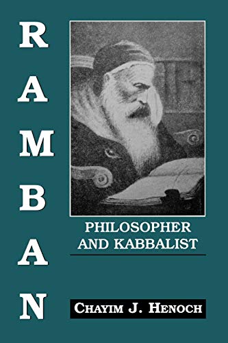 [9780765799586] Ramban: Philosopher and Kabbalist: On the Basis of His Exegesis to the Mitzvoth