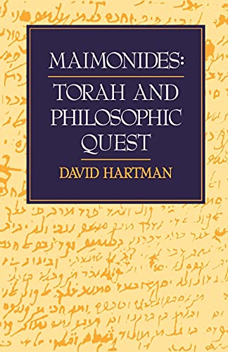 [9780827602557] Maimonides: Torah and Philosophic Quest