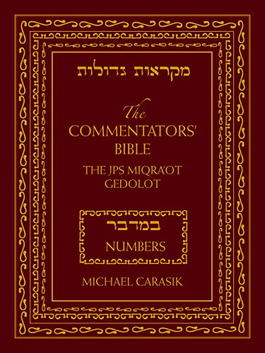 [9780827609211] The Commentators' Bible: Numbers: The Rubin JPS Miqra'ot Gedolot
