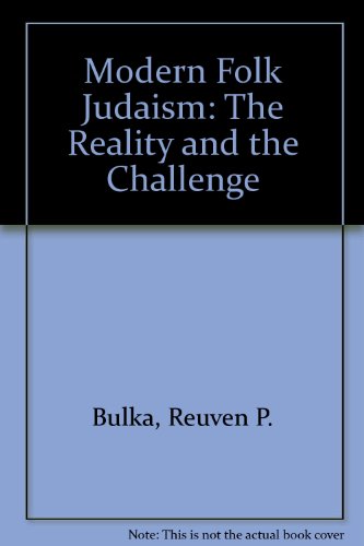 [9780881257830] Modern Folk Judaism: The Reality and the Challenge