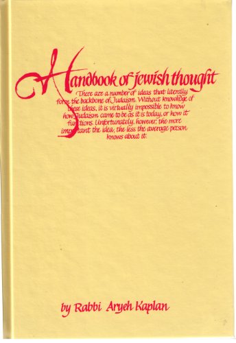 [9780940118492] The Handbook of Jewish Thought | Volume 1
