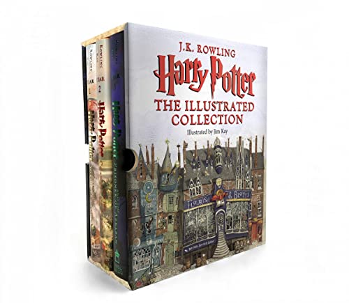 [9781338312911] Harry Potter: The Illustrated Collection (Books 1-3 Boxed Set)