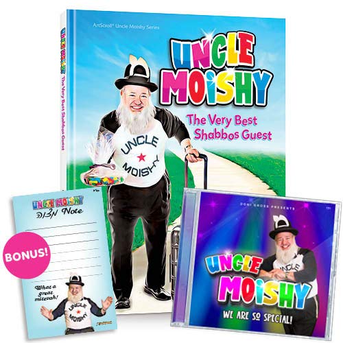 [9781422627969] Uncle Moishy Book + CD + FREE Mitzvah Note Pad!