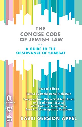 [9781592643929] Concise Code of Jewish Law: A Guide to the Observance of Shabbat
