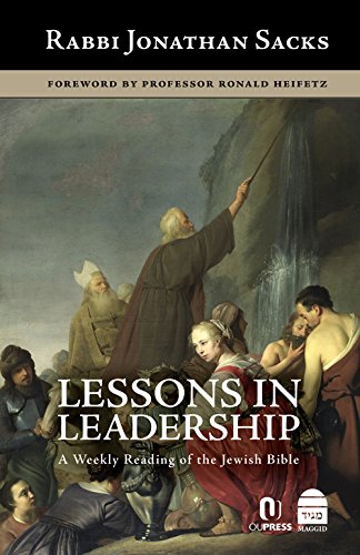 [9781592644322] Lessons in Leadership: A Weekly Reading of the Jewish Bible (The Covenant & Conversation Series)