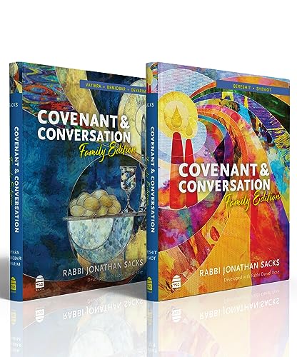 [9781592646425] Covenant & Conversation: Family Edition | 2 volume set | Rabbi Sacks