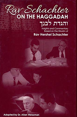 [9781680251050] Rav Schachter on the Haggadah