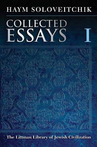 [9781904113973] Hard Cover Edition | Collected Essays: Volume | Rabbi Prof. Haym Soloveitchik