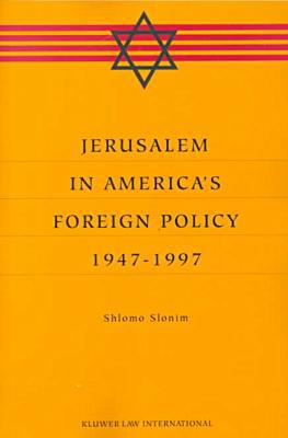 [9789041112552] Slonim: Jerusalem Inamerica's Foreign