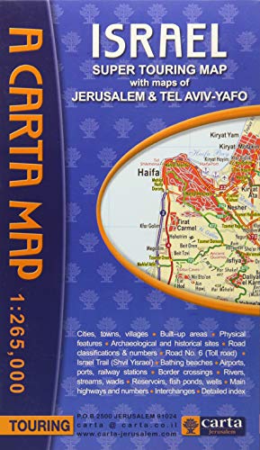 [9789652208507] Carta's Israel Super Touring Map
