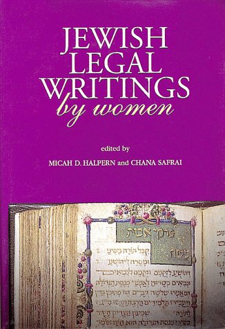 [9789657108000] Jewish Legal Writings by Women